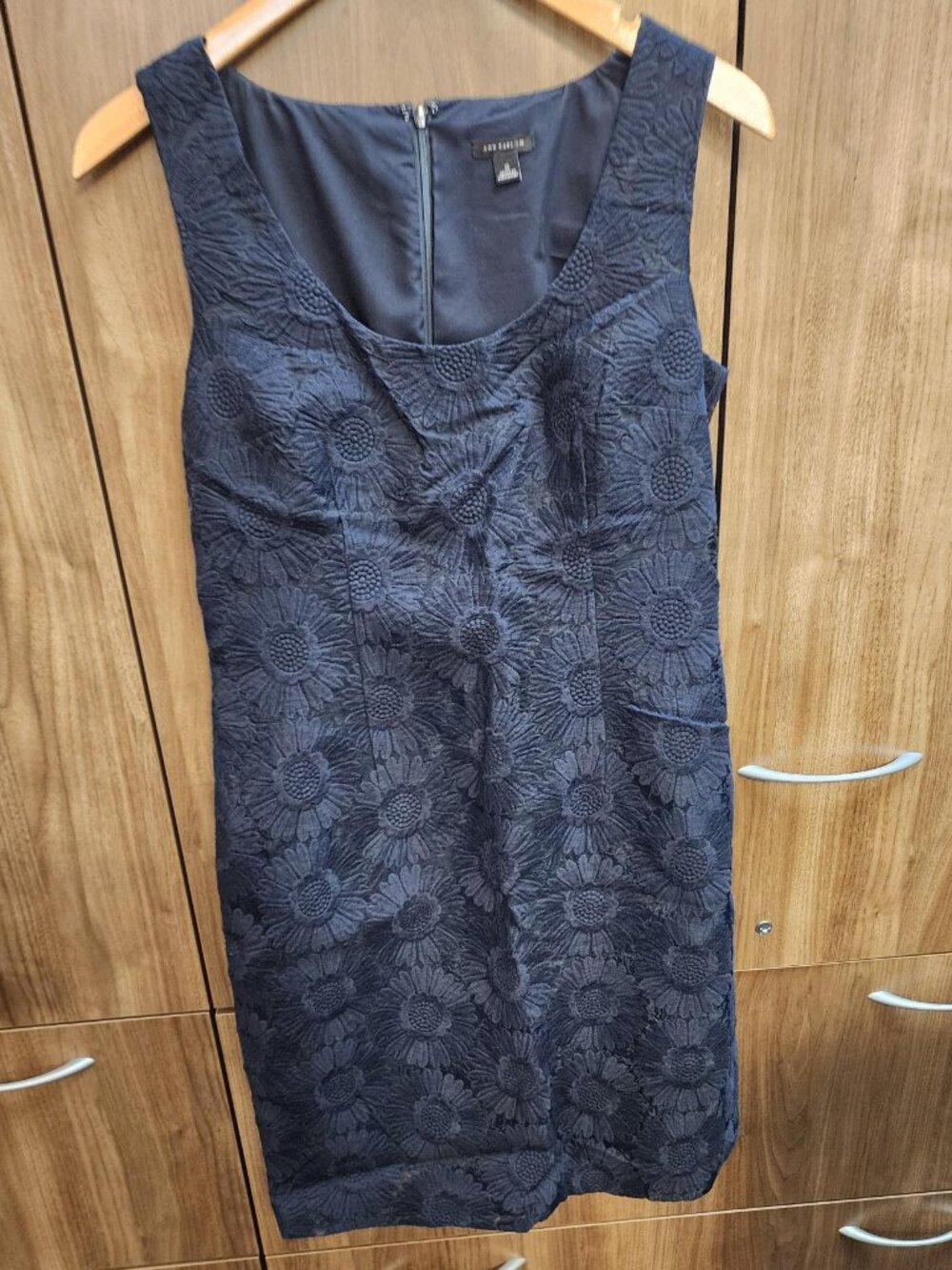 Navy Ann Taylor sheath dress